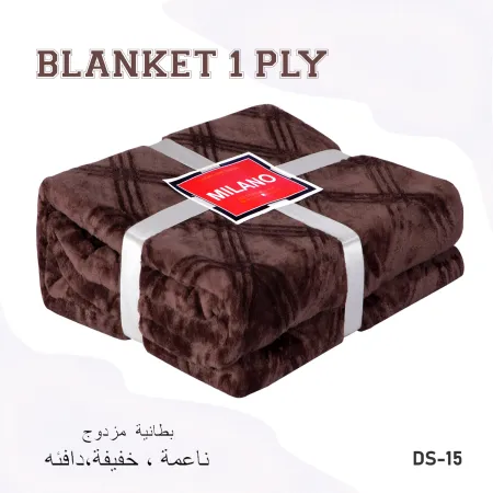 Milanobedlinen Blanket Velvet Single Ply 2